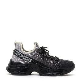 Steve Madden Sneaker Spectator Donna, Nero/nero, 40-41 EU