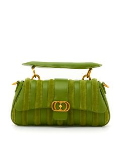 TUGELA HAND BAG LEATHER+SUEDE APPLE